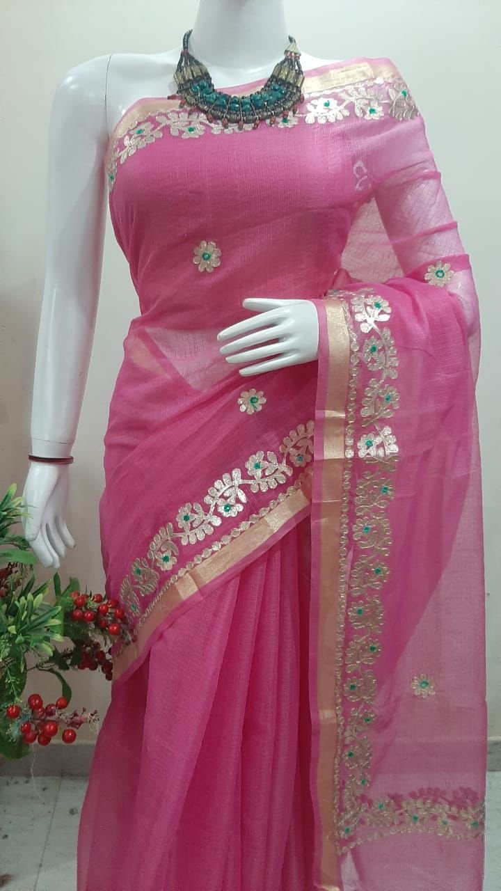 gotta patti kota cotton saree