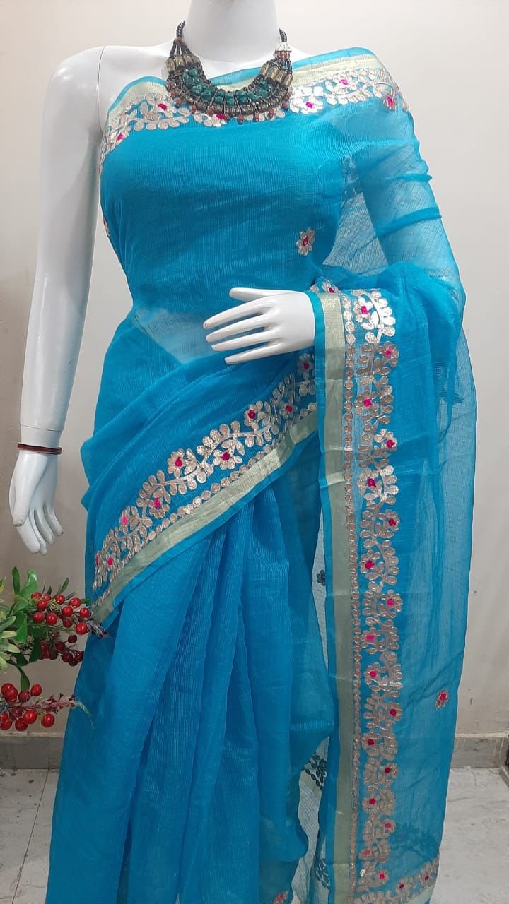 gotta patti kota cotton saree