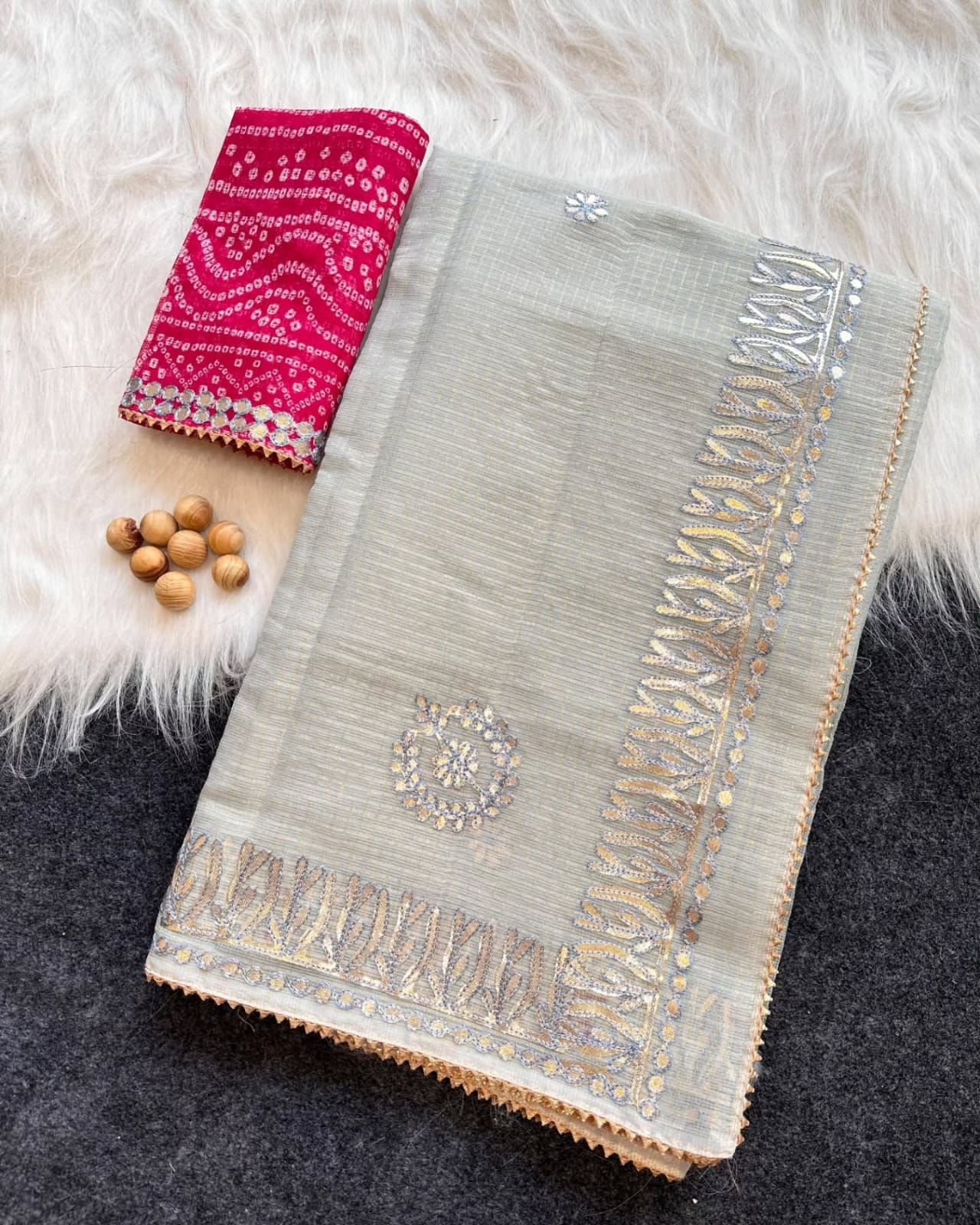 gotta patti kota cotton saree