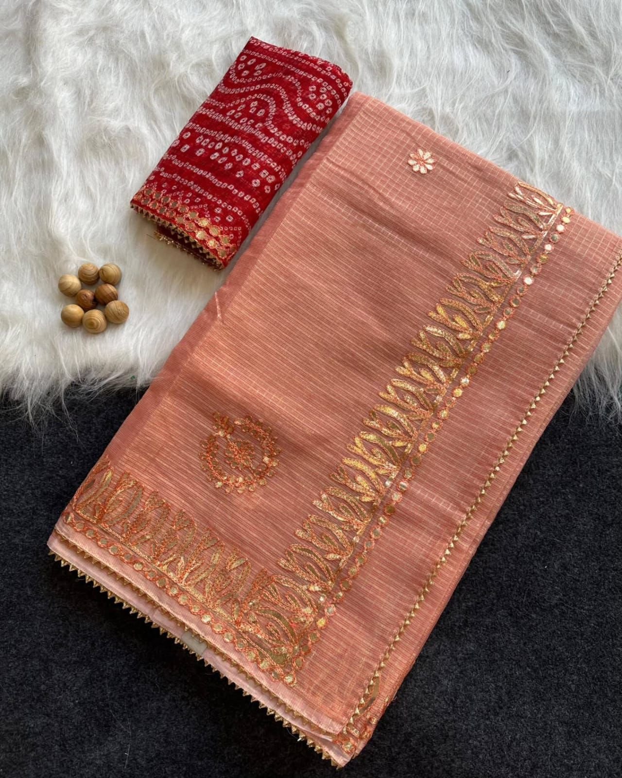 gotta patti kota cotton saree