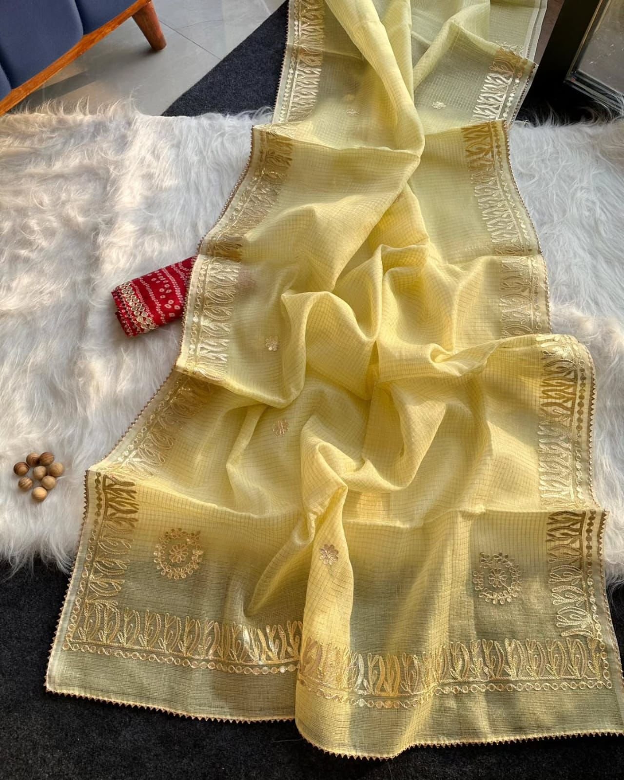 gotta patti kota cotton saree