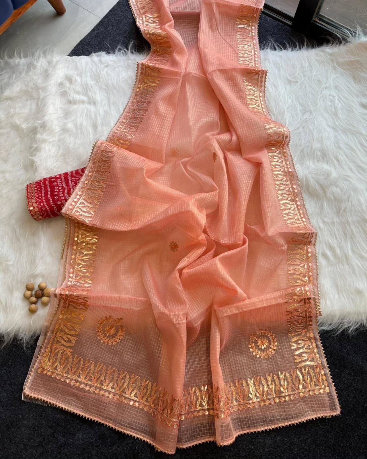 gotta patti kota cotton saree
