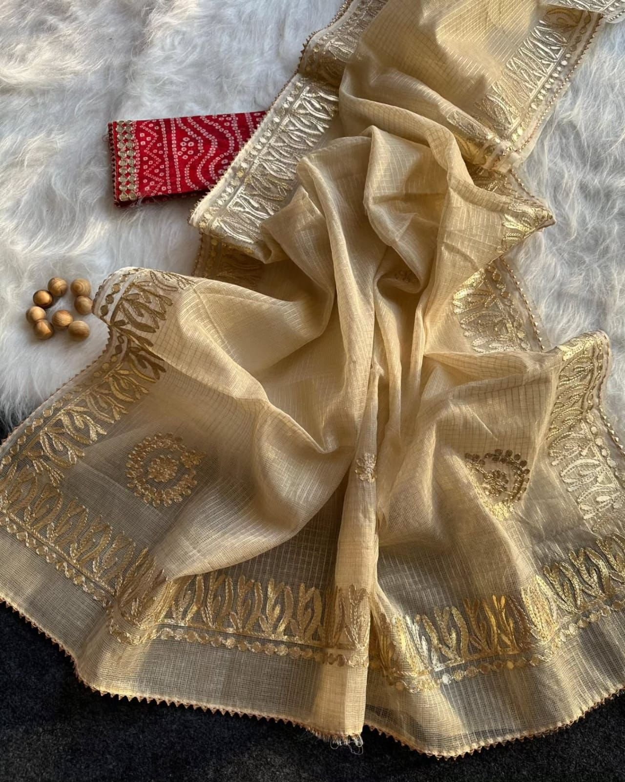gotta patti kota cotton saree