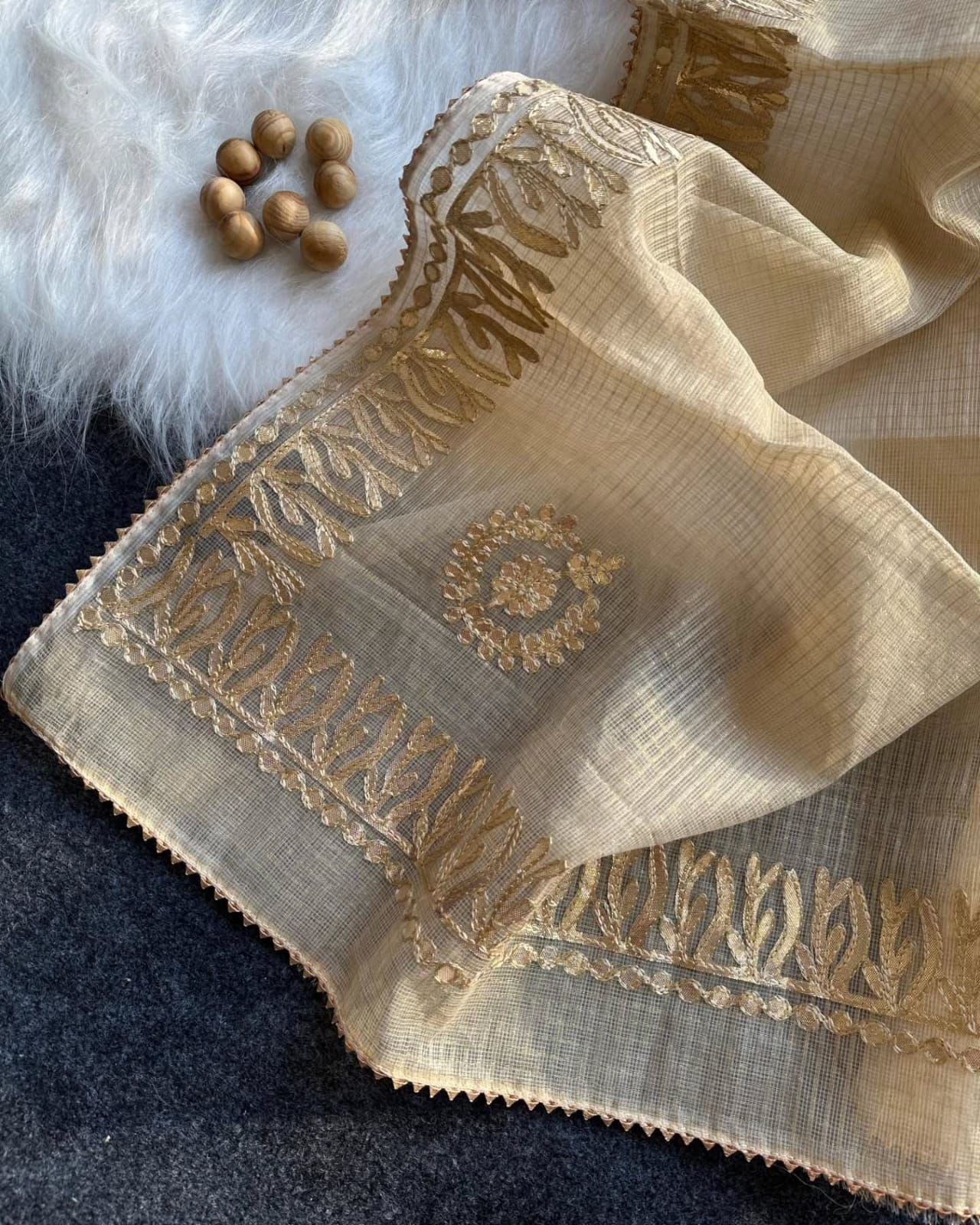 gotta patti kota cotton saree
