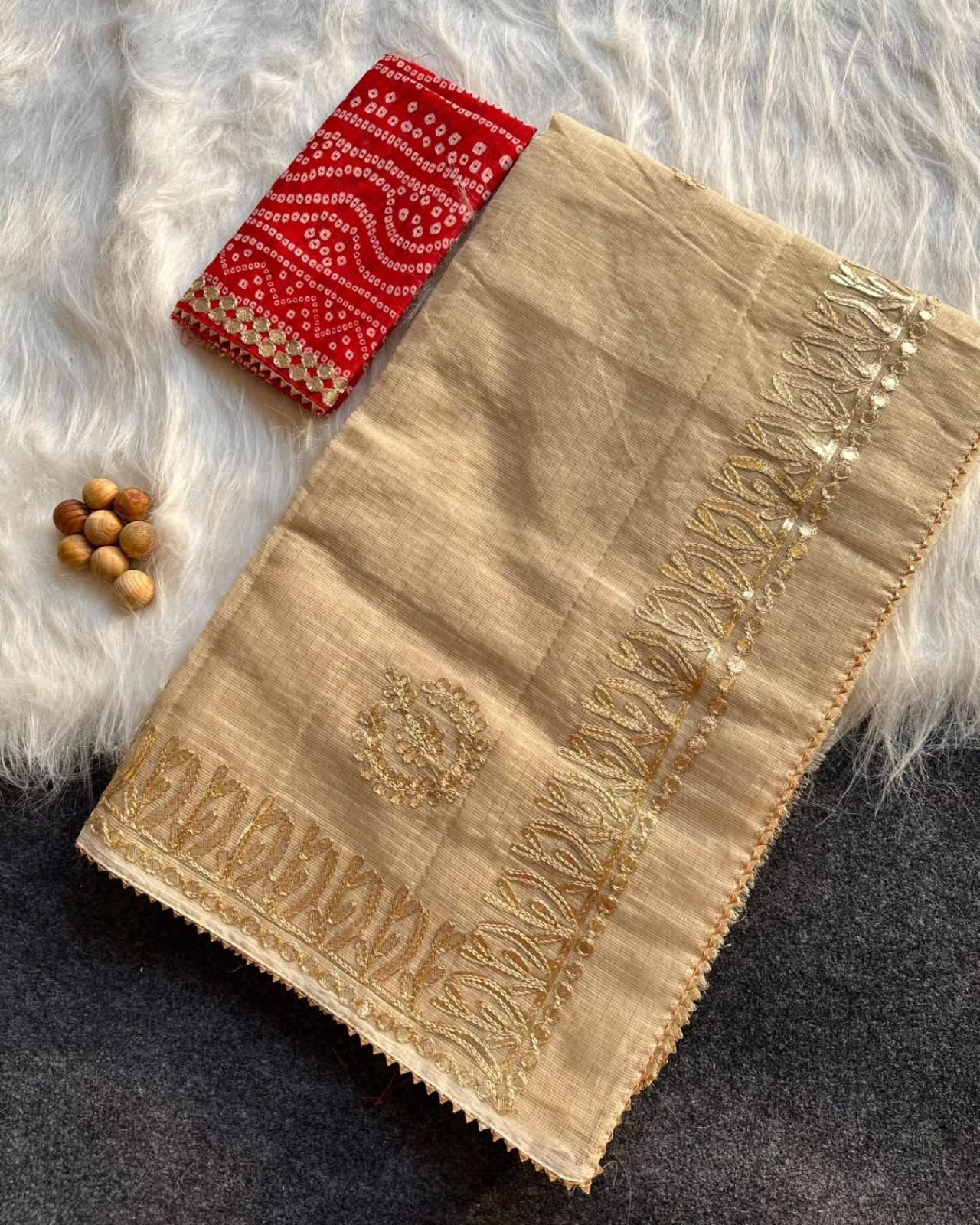 gotta patti kota cotton saree