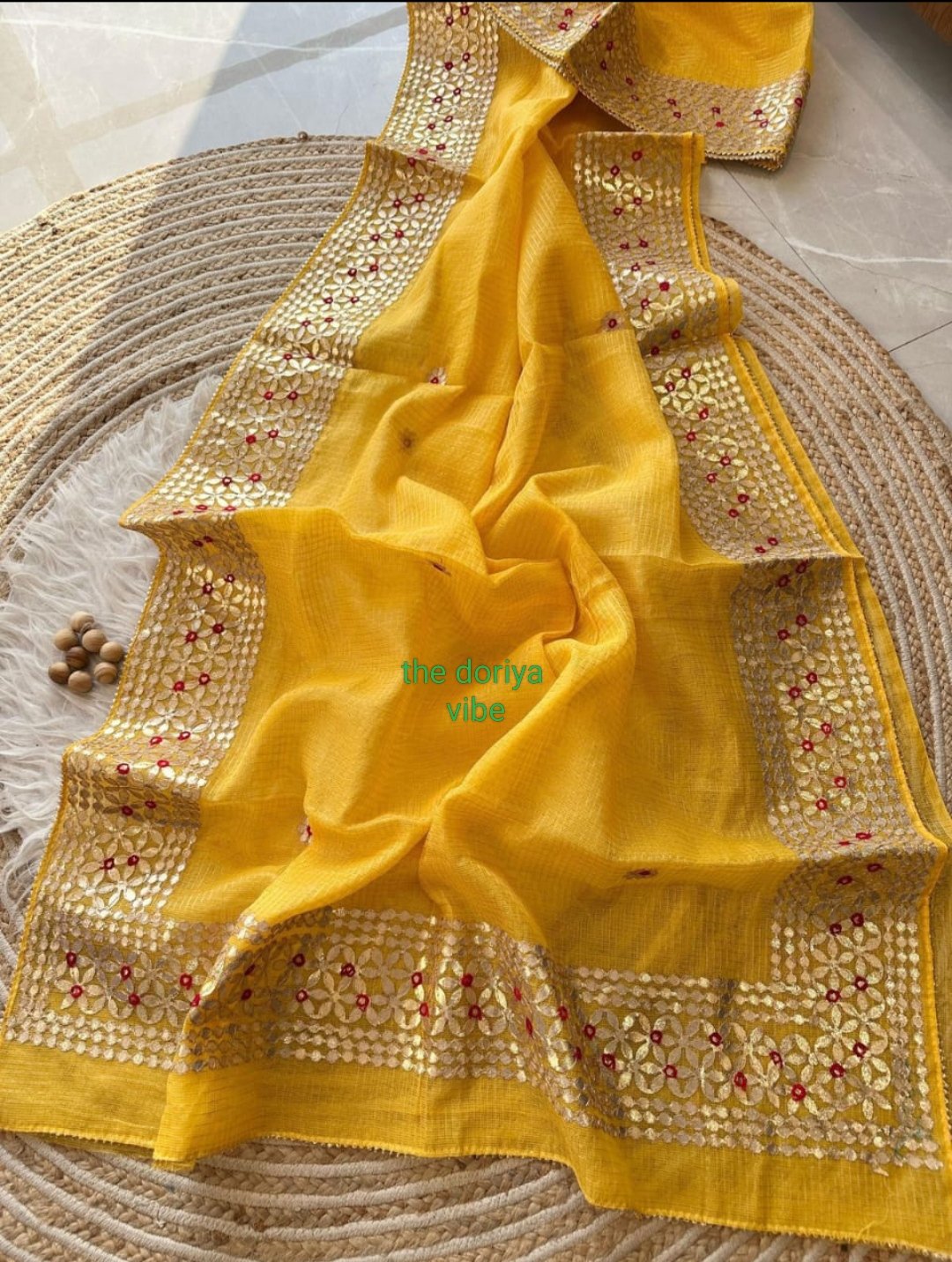 gotta patti kota cotton saree