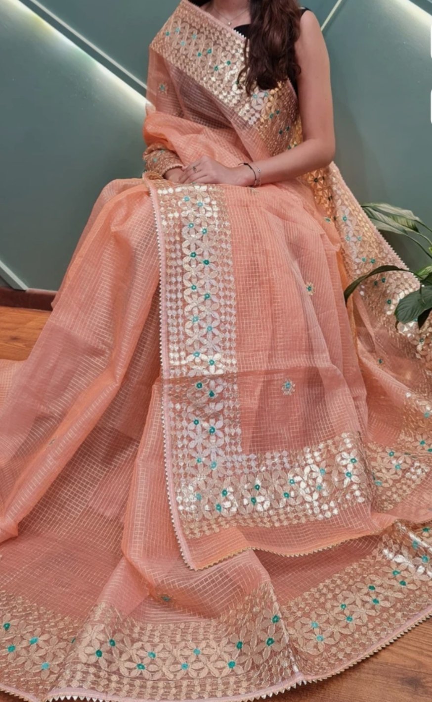 gotta patti kota cotton saree