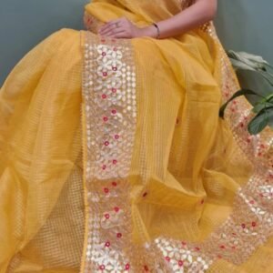 gotta patti kota cotton saree