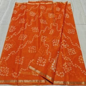 soft kota cotton printed 6 met saree with blouse