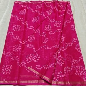 soft kota cotton printed 6 met saree with blouse