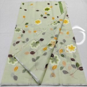soft kota cotton printed 6 met saree with blouse