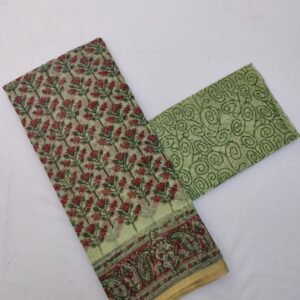 soft kota cotton printed 6 met saree with blouse