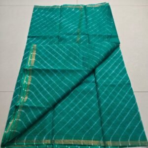 soft kota cotton printed saree with blouse