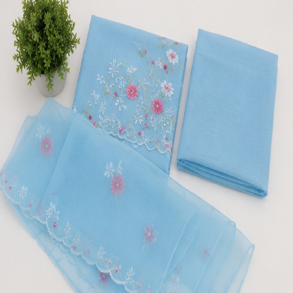 pure cotton kota doriya unstitched suit top duptta 2.5 met