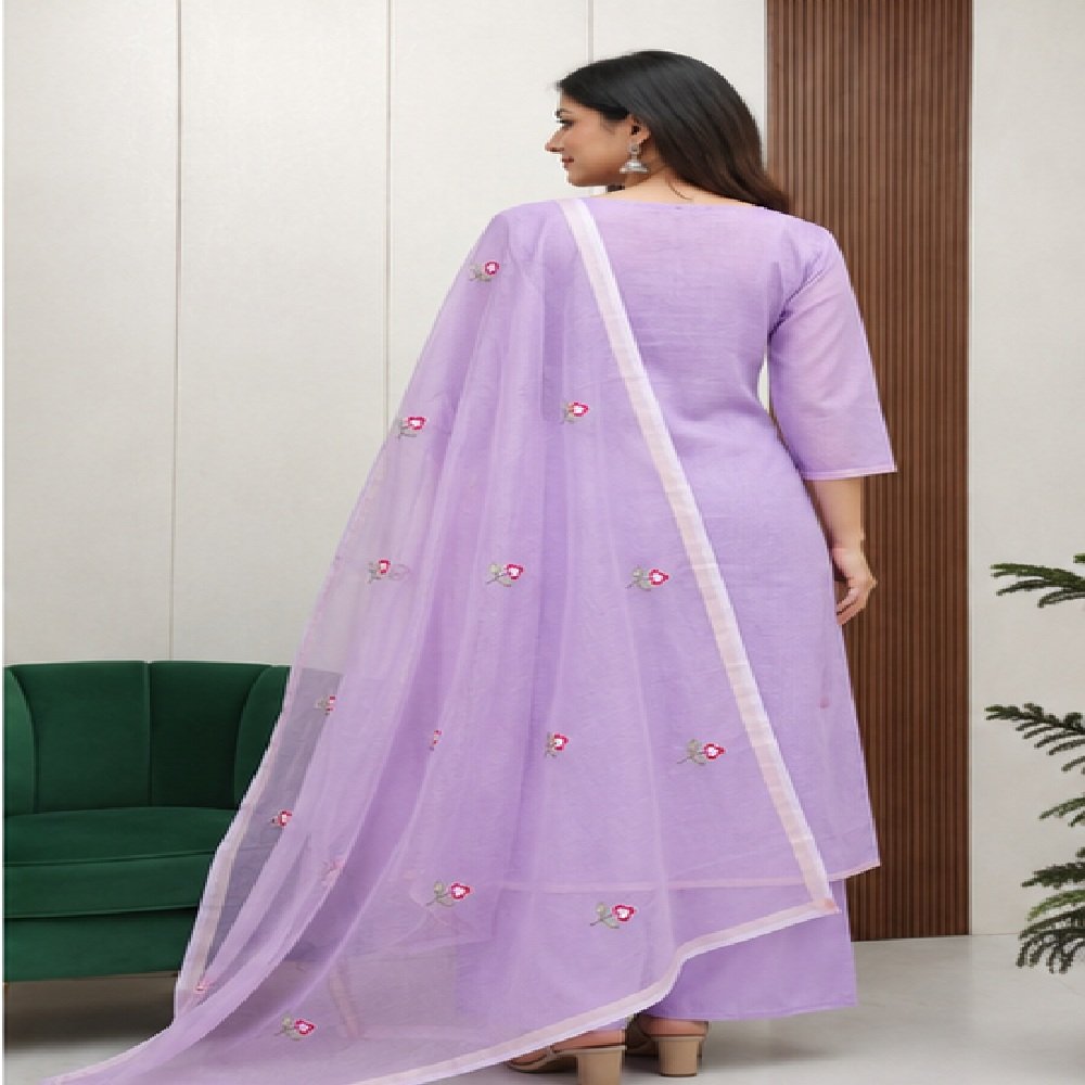 pure cotton kota doriya unstitched suit with dupatta (2.5 meter)