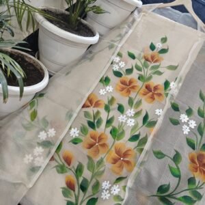 hand block pure kota doriya suit (Top+Duptta)