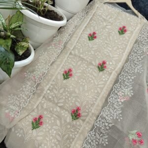 kota doriya soft cotton dress matrial (top+duptta)