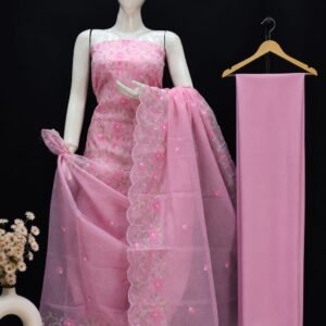 pure kota cotton unstiched suit (Top+Duptta+Bottom)