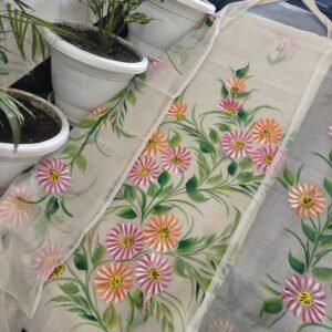 hand block pure cotton kota unstiched suit (Top+Duptta)