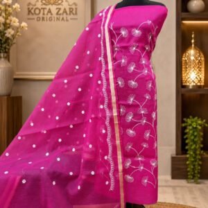 kota cotton soft dress matrial (Top+Duptta)
