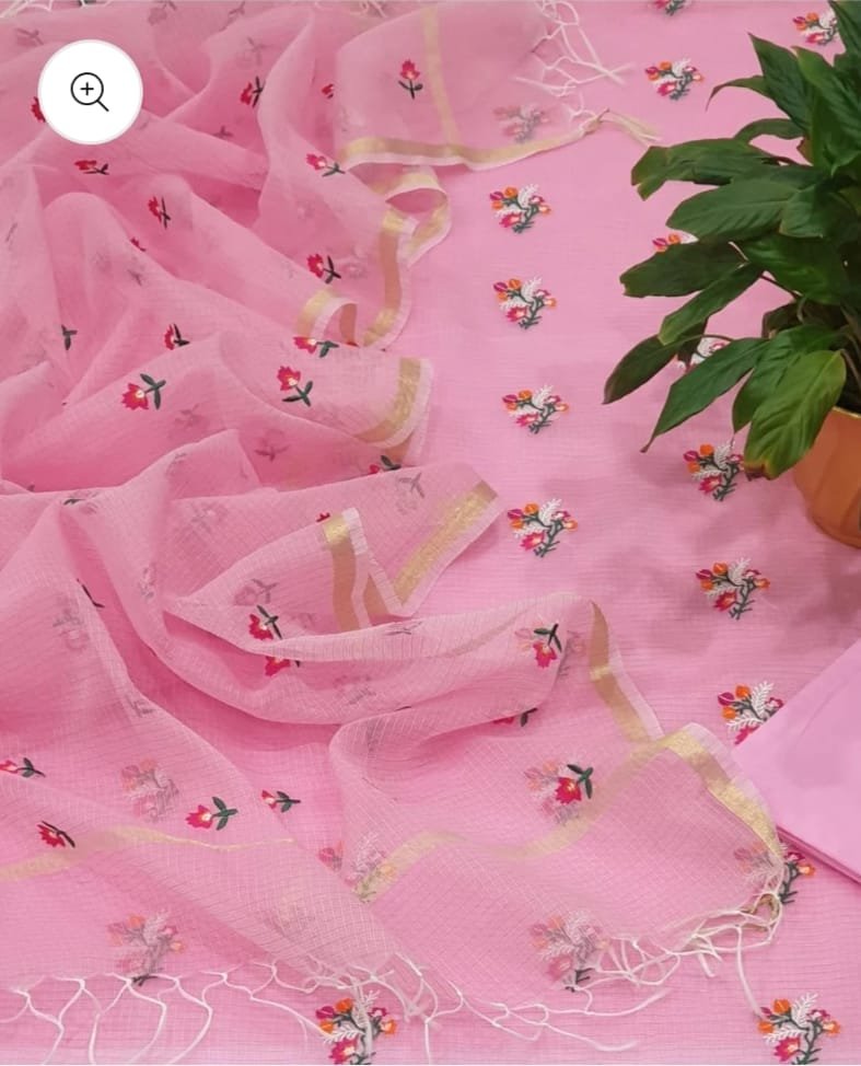 kota doriya soft cotton suit (Top+Duptta)