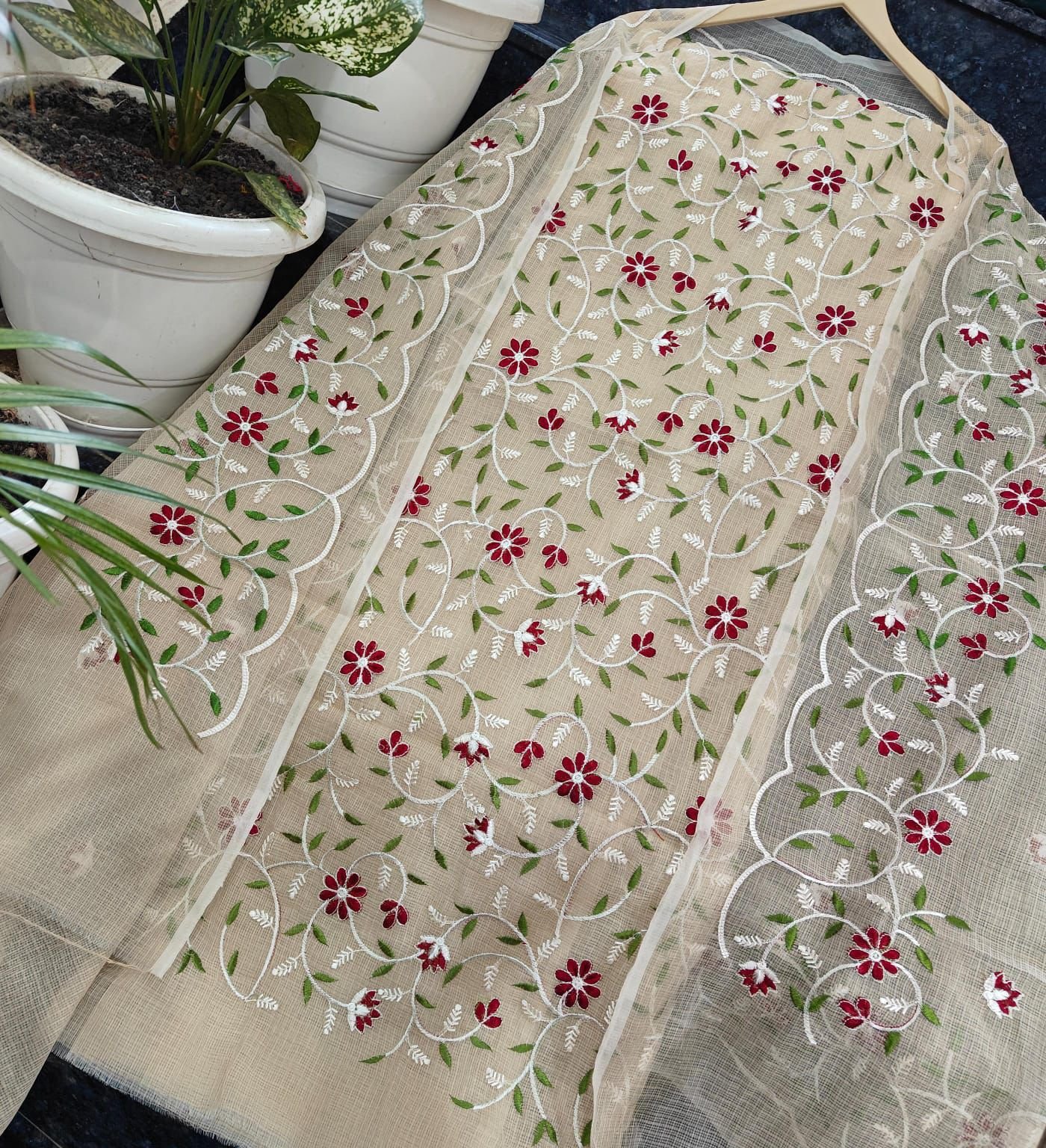 pure kota cotton suit dress matrial (Top+Duptta)