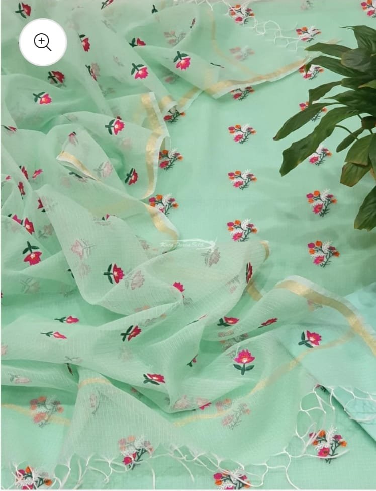 kota doriya soft cotton suit (Top+Duptta)