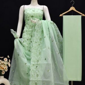 pure kota cotton unstiched suit (Top+Duptta+Bottom)