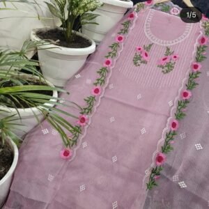 soft cotton kota doriya dress matrial suit (top+duptta)