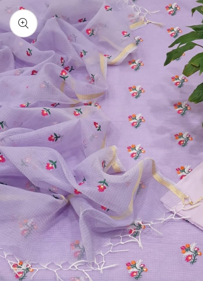 kota doriya soft cotton suit(Top+Duptta)